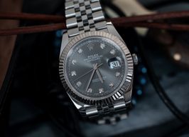 Rolex Datejust 41 126334 (2018) - Grey dial 41 mm Steel case