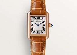 Cartier Tank Louis Cartier WGTA0010 (2023) - Zilver wijzerplaat 22mm Roségoud