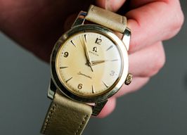 Omega Seamaster 2759 (1954) - Champagne wijzerplaat 35mm Goud/Staal