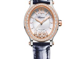 Chopard Happy Sport 278602-6003 (2022) - Wit wijzerplaat 29mm Goud/Staal