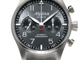 Alpina Startimer Pilot AL-860GB4S6B (2024) - Grijs wijzerplaat 40mm Staal