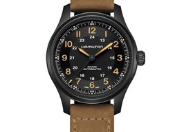 Hamilton Khaki Field Titanium H70665533 (2025) - Black dial 42 mm Titanium case