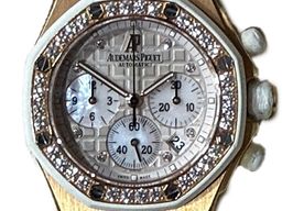 Audemars Piguet Royal Oak Offshore Lady 26048OK.ZZ.D010CA.01 (2013) - White dial 37 mm Rose Gold case