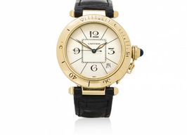 Cartier Pasha 1991 (2000) - White dial 38 mm Yellow Gold case