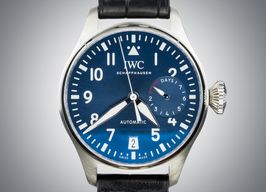 IWC Big Pilot IW501002 (Onbekend (willekeurig serienummer)) - Blauw wijzerplaat 46mm Staal