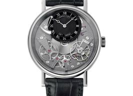 Breguet Tradition 7057BB/G9/9W6 (Onbekend (willekeurig serienummer)) - Zwart wijzerplaat 40mm Witgoud