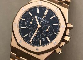 Audemars Piguet Royal Oak Chronograph 26320OR.OO.1220OR.01 (2014) - Zwart wijzerplaat 41mm Roségoud