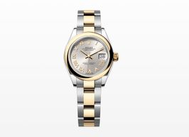 Rolex Lady-Datejust 279163 (2021) - Zilver wijzerplaat 28mm Goud/Staal