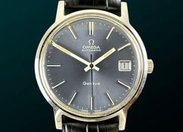 Omega Genève 166.0163 (1972) - Blue dial 35 mm Steel case