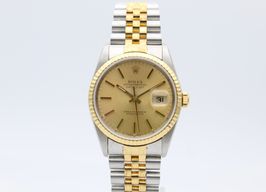 Rolex Datejust 36 16233 (1991) - Gold dial 36 mm Gold/Steel case