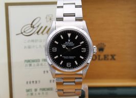 Rolex Explorer 14270 (1996) - Zwart wijzerplaat 36mm Staal