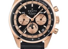 Zenith Chronomaster Original 18.3400.3610/21.C911 (2025) - Zwart wijzerplaat 38mm Roségoud