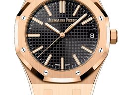 Audemars Piguet Royal Oak Selfwinding 15510OR.OO.1320OR.04 (2023) - Zwart wijzerplaat 41mm Roségoud