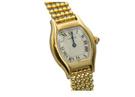 Cartier Tortue Tortue (Onbekend (willekeurig serienummer)) - Wit wijzerplaat Onbekend Geelgoud