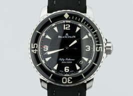 Blancpain Fifty Fathoms 5015-1130-52 (2020) - Zwart wijzerplaat 46mm Staal