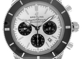 Breitling Superocean Heritage II Chronograph AB0162121G1S1 (2024) - Silver dial 44 mm Steel case