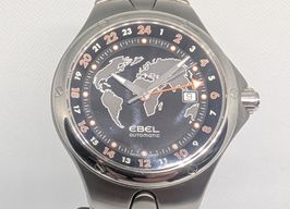 Ebel Sportwave 9123K51 (2008) - Black dial 44 mm Steel case