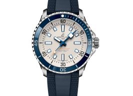 Breitling Superocean 42 A17375E71G1S1 (2023) - Zilver wijzerplaat 42mm Staal