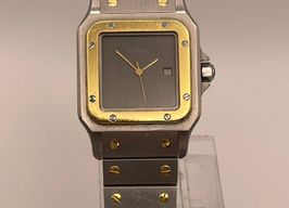 Cartier Santos 2961 (1985) - Grey dial 29 mm Gold/Steel case