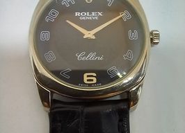 Rolex Cellini Danaos 4233 (2004) - Black dial 33 mm White Gold case
