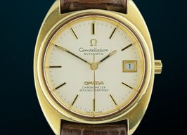 Omega Constellation 168.0056 (1971) - Champagne wijzerplaat 35mm Goud/Staal