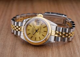 Rolex Lady-Datejust 69173 (1990) - Champagne dial 26 mm Gold/Steel case