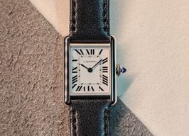 Cartier Tank WSTA0060 (2024) - White dial 30 mm Steel case
