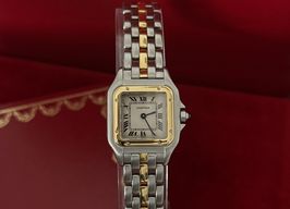 Cartier Panthère 1120 (1995) - Champagne wijzerplaat 22mm Goud/Staal
