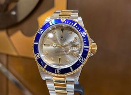Rolex Submariner Date 16613 (2000) - Blue dial 40 mm Gold/Steel case