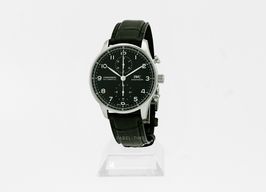 IWC Portuguese Chronograph IW371609 (2024) - Black dial 41 mm Steel case