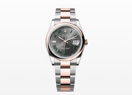 Rolex Datejust 36 126201 (2024) - Grijs wijzerplaat 44mm Staal