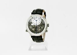 Breguet Tradition 7077BB/G1/9XV (2024) - Transparent dial 44 mm White Gold case