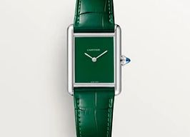 Cartier Tank WSTA0115 (2025) - Groen wijzerplaat 26mm Staal
