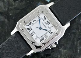 Cartier Santos 2960 (1980) - White dial 29 mm Steel case