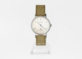 NOMOS Ludwig 33 244 (2024) - Wit wijzerplaat 33mm Staal