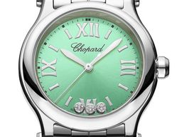 Chopard Happy Sport 278590-3013 (2023) - Green dial 30 mm Steel case