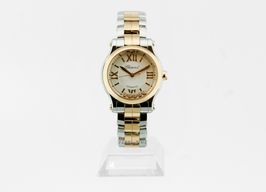 Chopard Happy Sport 278573-6002 (2024) - Zilver wijzerplaat 30mm Goud/Staal