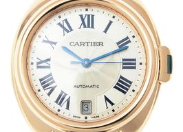 Cartier Clé de Cartier WGCL0013 (2022) - Zilver wijzerplaat 35mm Roségoud