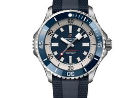 Breitling Superocean 46 A17378E71C1S1 (2023) - Blauw wijzerplaat 46mm Staal