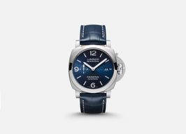 Panerai Luminor Marina PAM01313 (2024) - Blauw wijzerplaat 44mm Staal