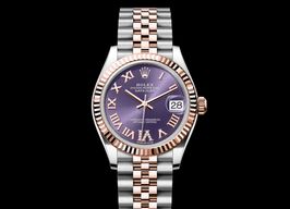 Rolex Datejust 31 278271 (2023) - Purple dial 37 mm Gold/Steel case