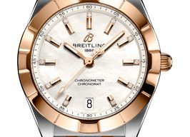 Breitling Chronomat U77310101A2U1 (2024) - Pearl dial 32 mm Gold/Steel case