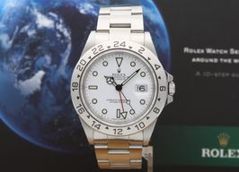 Rolex Explorer II 16570 (2000) - Wit wijzerplaat 40mm Staal