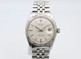 Rolex Datejust 1601 (1972) - Zilver wijzerplaat 36mm Staal