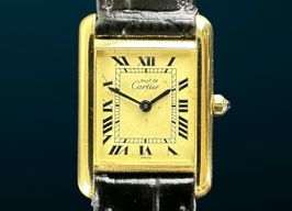 Cartier Tank 366001 (1990) - Champagne dial 20 mm Gold/Steel case