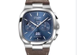 Glashütte Original Seventies Chronograph Panorama Date 1-37-02-08-02-62 (2024) - Blue dial 40 mm Steel case