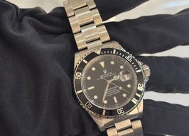 Rolex Submariner Date 16610 (1999) - Zwart wijzerplaat 40mm Staal