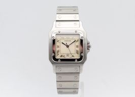 Cartier Santos Galbée 1564 (1995) - Beige dial 29 mm Steel case