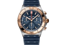 Breitling Chronomat 42 UB0134101C1S1 (2025) - Blauw wijzerplaat 43mm Goud/Staal