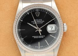 Rolex Datejust 36 16234 (2000) - Zwart wijzerplaat 36mm Staal